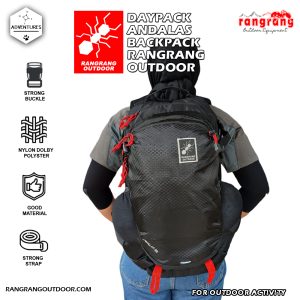 RANGRANG Daypack / Backpack ANDALAS 35 L/ Tas Hiking Traveling Daily Actifity  (Black)