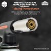 Firetric Kepala Gas Butane Portable Flame Gun Torch  orange black 11