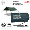 Allmountian flysheet tenda Flysheet camping Flysheet campervan waterproof 3m x 4m Outer Tenda Bivak Bushcraft Ultralight (salin) 6
