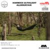 Allmountain Hammock 250 cm x 150 cm Tali Webing Tubular – Hammock Ultralight Hammock Camping 13