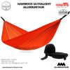 Allmountain Hammock 250 cm x 150 cm Tali Webing Tubular – Hammock Ultralight Hammock Camping 14