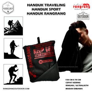 Rangrang Outdoor  Handuk Mandi Traveling Hiking Outdoor Microfiber Quickdry Ultralight 70cm x 150cm