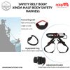 Safety First Harness Body Harnes Safety K3  XINDA Safety Belt Body Half Body Safety Harness – Alat Pengaman Ketinggian 7