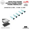 Headpole frame Fiberglass/ Frame tenda camping_headpole fiberglass frame 6.5mm_7.9mm_8.5mm_rangrangoutdoor 7