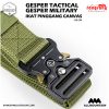 Tali Ikat Pinggang Canvas Military Tactical 120cm – Black – Green 11