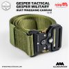 Tali Ikat Pinggang Canvas Military Tactical 120cm – Black – Green 9