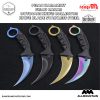 Pisau Karambit, Pisau Ranting, Pisau Outdoor, Pisau koleksi / Black White 9