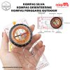 Baca peta Compass Kompas Silva Orienteering Kompas Penggaris kompas gunung kompas outdoor 7
