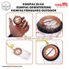 Baca peta Compass Kompas Silva Orienteering Kompas Penggaris kompas gunung kompas outdoor 8