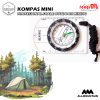 LumiParty Kompas Mini Professional Scale Outdoor Hiking  9