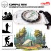 LumiParty Kompas Mini Professional Scale Outdoor Hiking  10