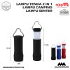 Lampu Tenda – Lampu camping tarik 2 in 1 – Senter mini Portable – Lampu Gunung – Lampu Darurat Emergency 9