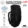 Tas Carriel All Mountain Mountaineers 45 Tas Gunung, Tas Travelling  /Colour Black 12