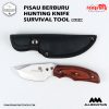 Pisau Hunting /berburu,  Pisau buck Outdoor Portable Knife Survival Stainless Steel black Gray  6
