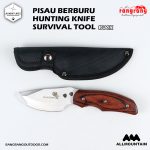 Pisau Hunting /berburu, Pisau buck Outdoor Portable Knife Survival Stainless Steel black Gray Pisau Hunting /berburu, Pisau buck Outdoor Portable Knife Survival Stainless Steel black Gray