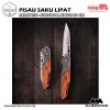 Doom Blade Pisau Saku Lipat Berburu Survival Knife EDC 200mm KNIFEZER Silver White 10