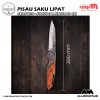 Doom Blade Pisau Saku Lipat Berburu Survival Knife EDC 200mm KNIFEZER Silver White 12