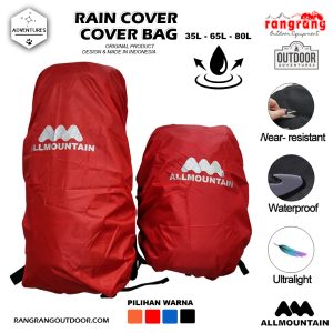 Rain cover  Cover Bag Allmountain Bagpack – daypack Safety – 80 L