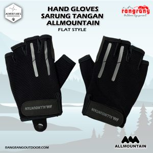 Glove Sarung Tangan Half Finger Allmountain New Riding Glove Basic Half flat style Sepeda Motor Bicycle