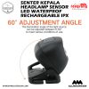 Senter Kepala SEnsor, Headlamp Sensor LED Waterproof Rechargeable IPX4 – Black 13