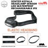 Senter Kepala SEnsor, Headlamp Sensor LED Waterproof Rechargeable IPX4 – Black 15