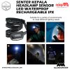Senter Kepala SEnsor, Headlamp Sensor LED Waterproof Rechargeable IPX4 – Black 16