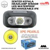 Senter Kepala SEnsor, Headlamp Sensor LED Waterproof Rechargeable IPX4 – Black 10