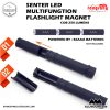 Senter LED MAGNET, Senter Led Multifunction Flashlight Magnet COB 250 Lumens – Black 10