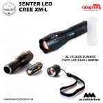 Senter Hiking Led – Senter LED Cree XM-L T6 2000 Lumens – Black Senter Hiking Led – Senter LED Cree XM-L T6 2000 Lumens – Black