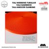 Safety Tali Webbing Tubular Dobel selongsong, Tali Webbing Tali Anchor Climbing, Tali Safety, Tali Hammock (roll besar) 12