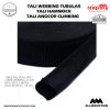Safety Tali Webbing Tubular Dobel selongsong, Tali Webbing Tali Anchor Climbing, Tali Safety, Tali Hammock (roll besar) 9