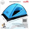 Tenda camping Tenda gunung 2-3 orang / tenda murah / tenda simpel / tenda singel layer / tenda singel 2-3 orang 5