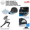 Topi Sport T – T Model – Topi Outdoors – Topi QUICKDRY – Black 8