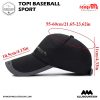 Topi sporty – Topi Baseball – Topi Sport Cool – Black 6