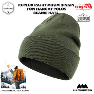 Topi Kupluk Winter, Kupluk Rajut Beanie Wool Winter, Kupluk Gunung Unisex 