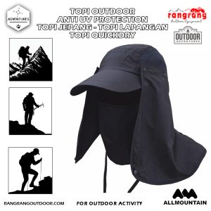 Topi Lapangan Quickdry Topi Jepang Mancing Topi Outdoor Anti UV Outdoor Fishing Hat Nylon 