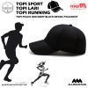 Topi sport topi running Polos Black Detail Polkadot-Black Comfortable Hat For Every Occasion 9
