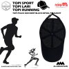 Topi sport topi running Polos Black Detail Polkadot-Black Comfortable Hat For Every Occasion 8