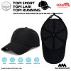 Topi sport topi running Polos Black Detail Polkadot-Black Comfortable Hat For Every Occasion 11