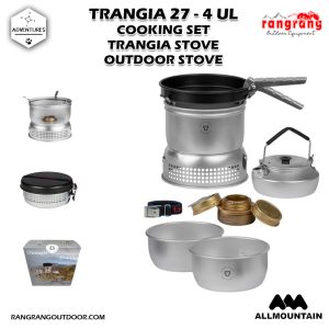 Alat Masak Camping Outdoor Anti Badai Cooking Set Trangia 27 – 4 ul Original