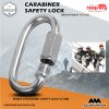 Carabiner / Cincin Kait XINDA Pengunci Carabiner Safety Lock Stainless Steel 57mm 12