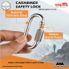 Carabiner / Cincin Kait XINDA Pengunci Carabiner Safety Lock Stainless Steel 57mm 13