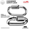 Carabiner / Cincin Kait XINDA Pengunci Carabiner Safety Lock Stainless Steel 57mm 11
