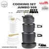 JUMBO COOKING SET DS 508 Alat Masak Camping besar kapasitas 4-5 orang. 9