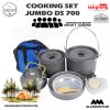 COOKING SET  JUMBO CAMPING OUTDOOR DS 700 ( Include Tas ) rangrang outdoor 9